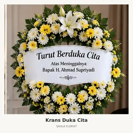 Krans Bunga Duka Rs Hermina Bekasi